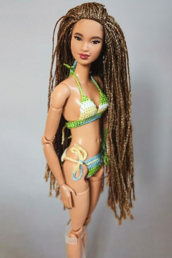 Kirjud bikiinid Barbie nukule - Image 7