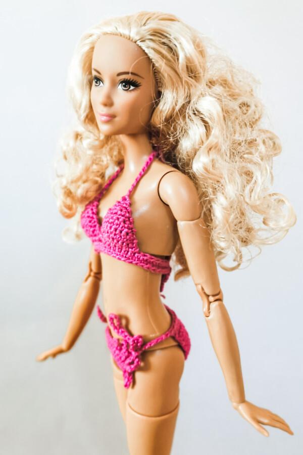 Bikiinid Barbie nukule (paeltega püksikutega) - Image 6