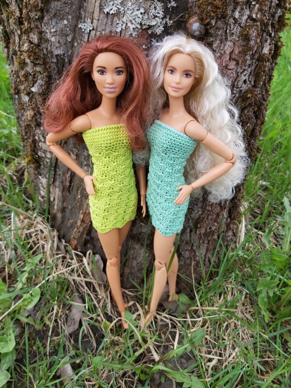 Teokarbi mustriga kleit Barbie nukule - Image 9