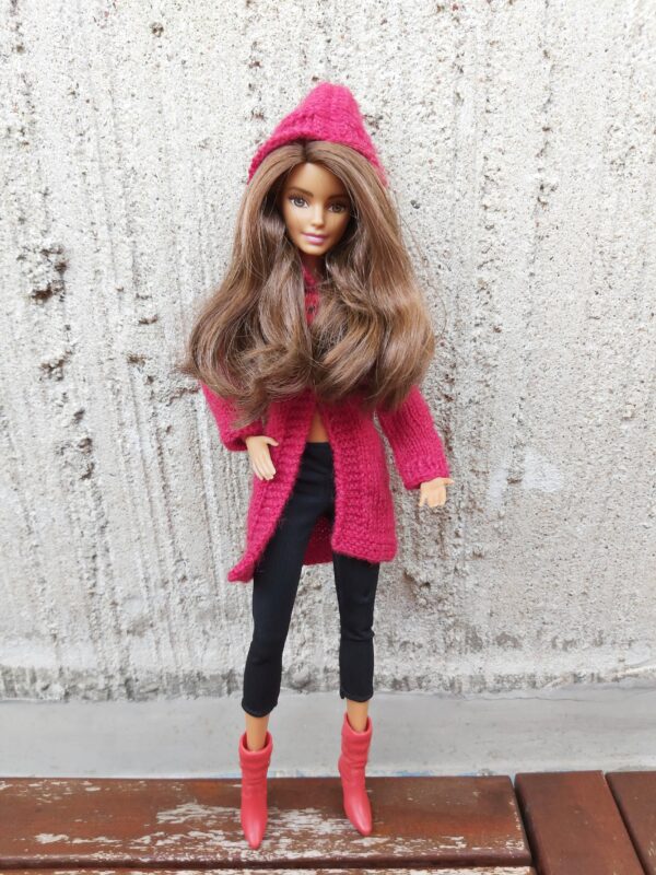Kapuutsiga kampsun Barbie nukule - Image 9