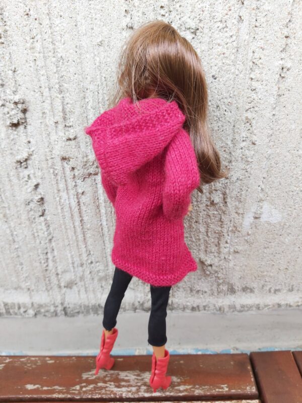 Kapuutsiga kampsun Barbie nukule - Image 7