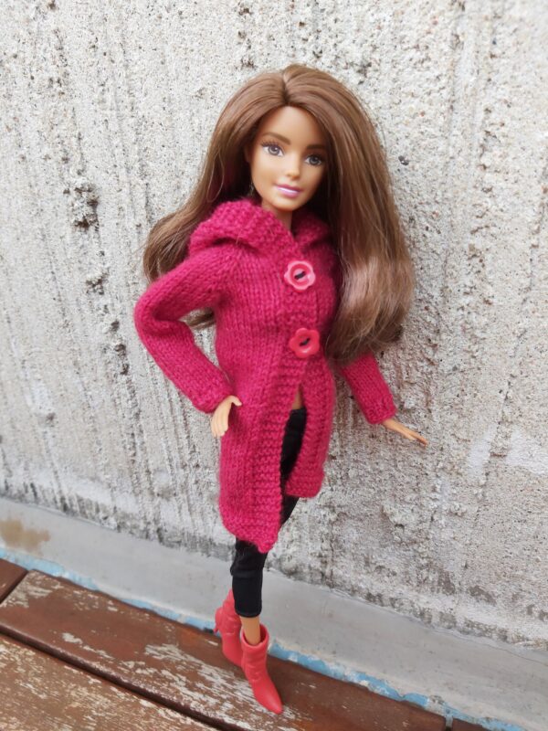 Kapuutsiga kampsun Barbie nukule - Image 6