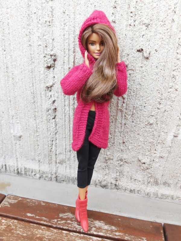 Kapuutsiga kampsun Barbie nukule - Image 5