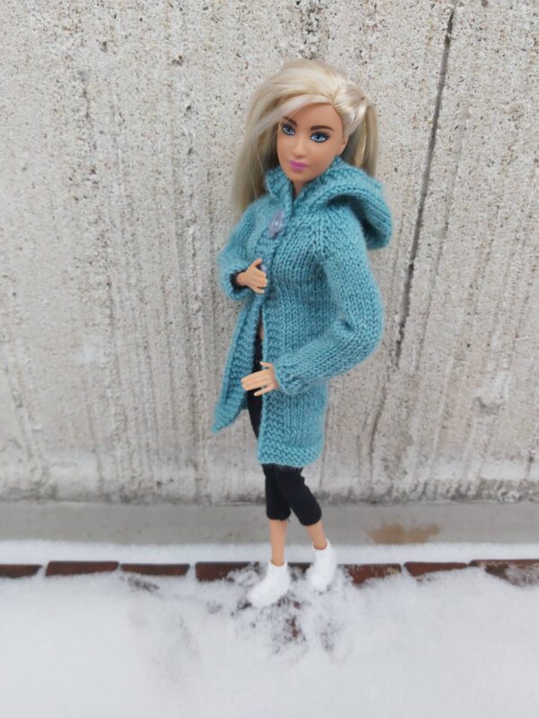 Kapuutsiga kampsun Barbie nukule - Image 3