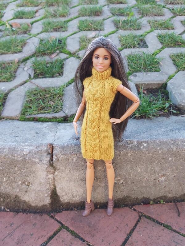 Kootud kleit Barbie nukule - Image 8