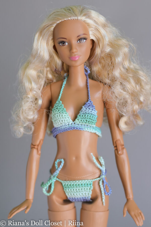 Kirjud bikiinid Barbie nukule - Image 6