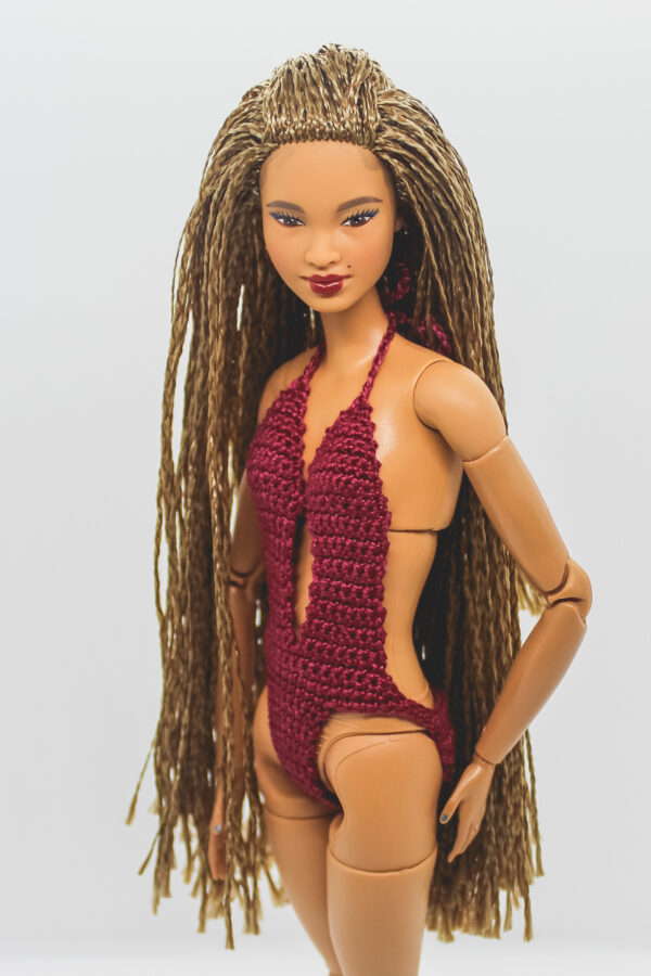 Lõhikuga trikoo Barbie nukule - Image 6