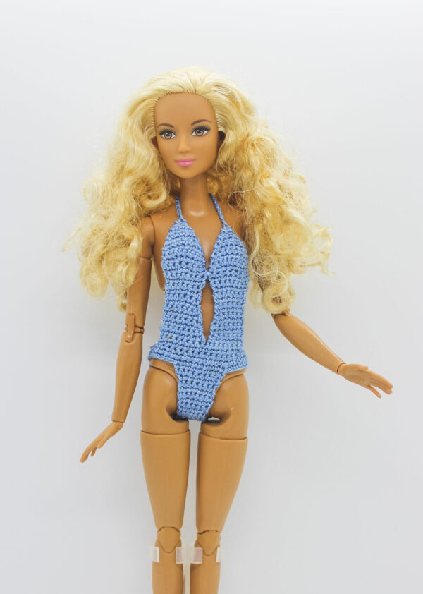 Lõhikuga trikoo Barbie nukule - Image 2