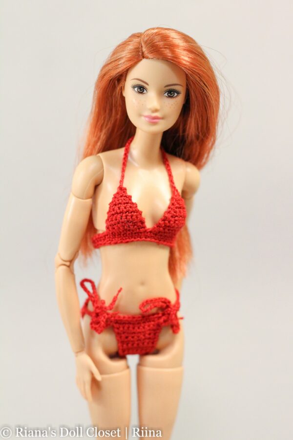 Bikiinid Barbie nukule (paeltega püksikutega) - Image 2