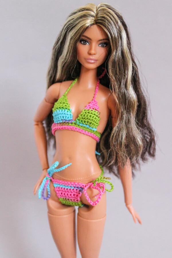 Kirjud bikiinid Barbie nukule - Image 9