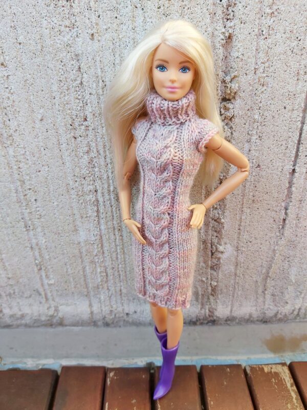 Kootud kleit Barbie nukule - Image 3