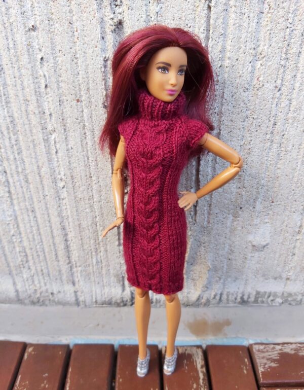 Kootud kleit Barbie nukule - Image 7