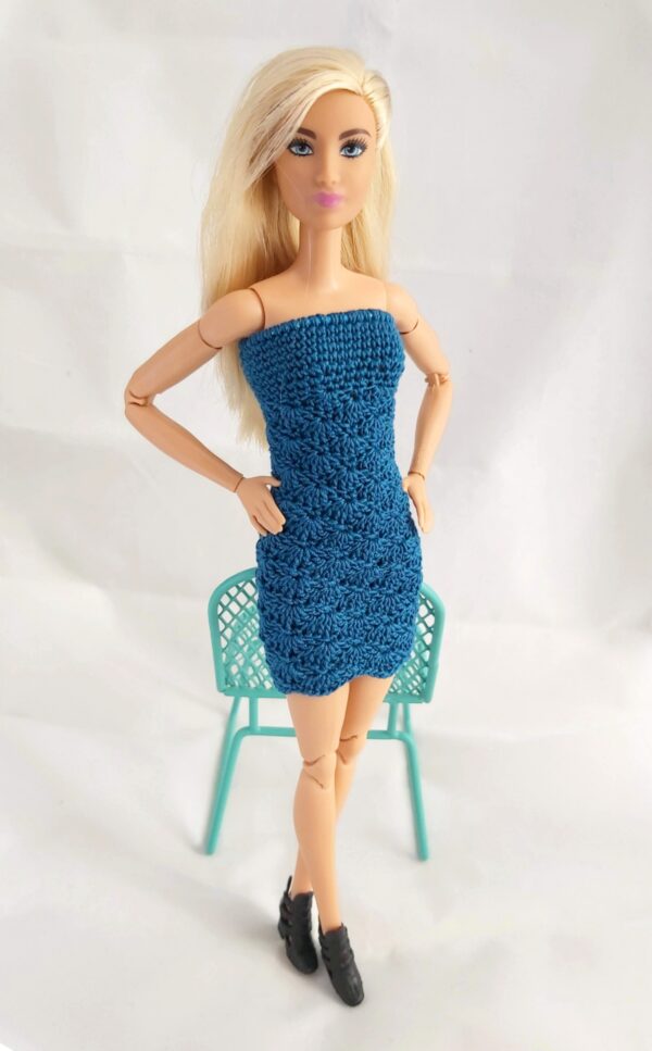 Teokarbi mustriga kleit Barbie nukule - Image 5