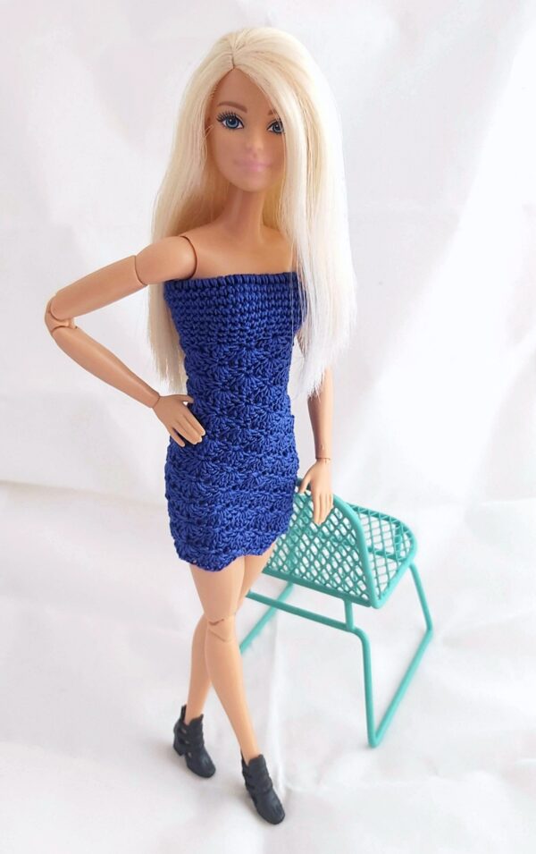 Teokarbi mustriga kleit Barbie nukule - Image 3