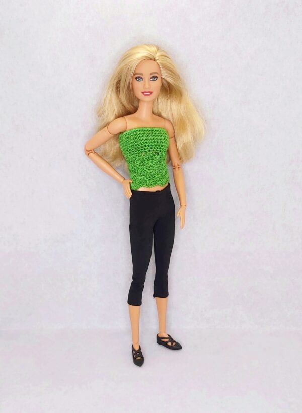 Teokarbi mustriga topp Barbie nukule - Image 3
