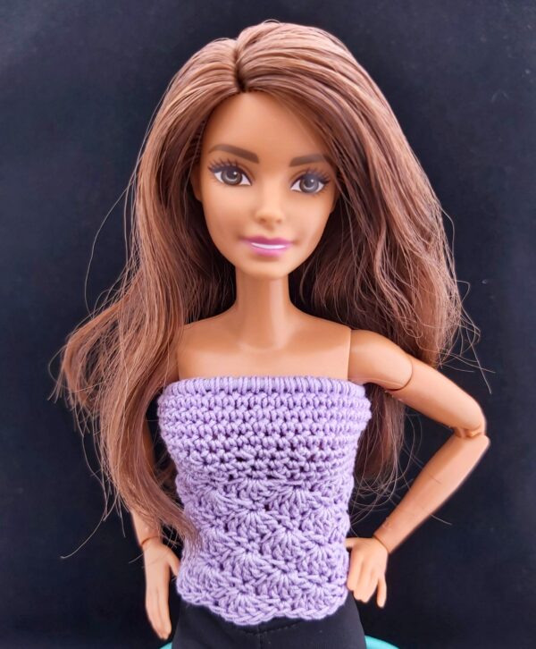 Teokarbi mustriga topp Barbie nukule - Image 9