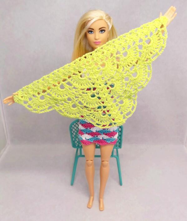 Õlasall Barbie nukule - Image 4