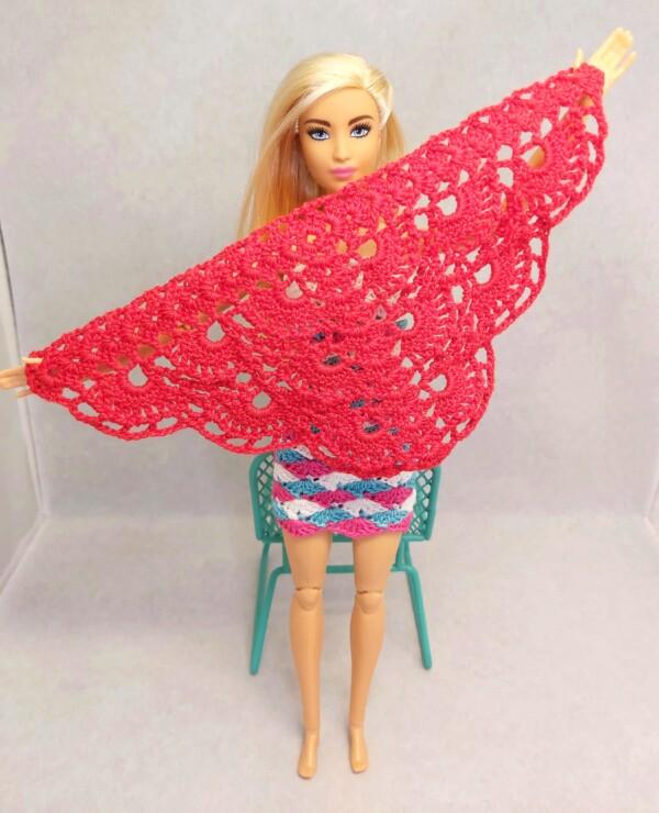 Õlasall Barbie nukule - Image 6
