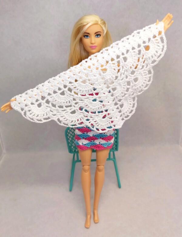 Õlasall Barbie nukule - Image 3