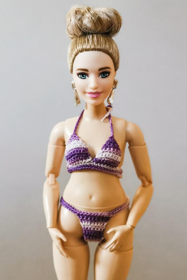Bikiinid kurvikale Barbie nukule (paelteta püksikutega) - Image 3