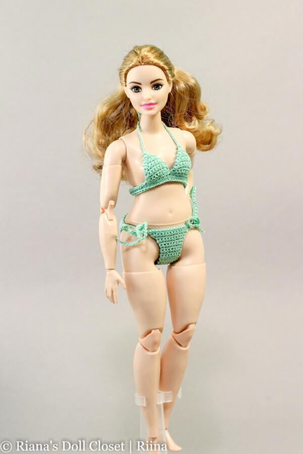 Bikiinid kurvikale Barbie nukule (paeltega püksikutega) - Image 2