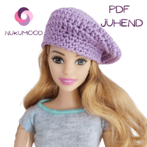 Heegeldatud bareti juhend Barbie nukule
