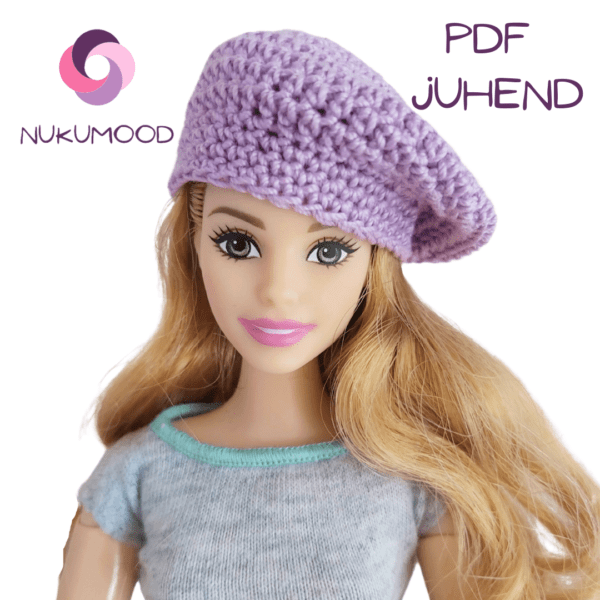 Heegeldatud bareti juhend Barbie nukule