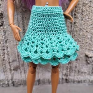 Puuvillane seelik Barbie nukule