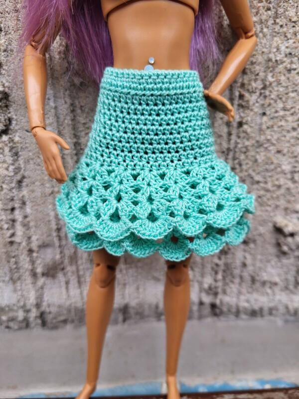 Puuvillane seelik Barbie nukule