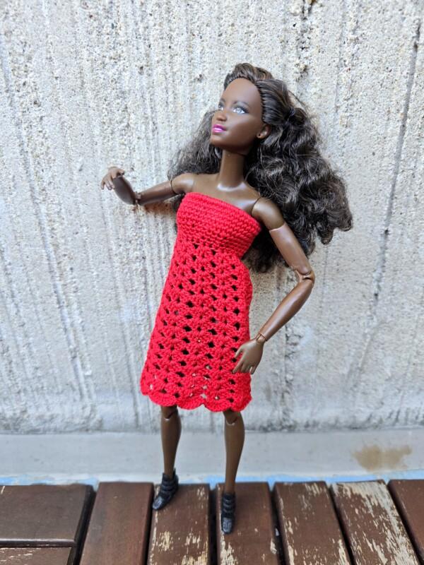 Babydoll stiilis kleit Barbie nukule - Image 2